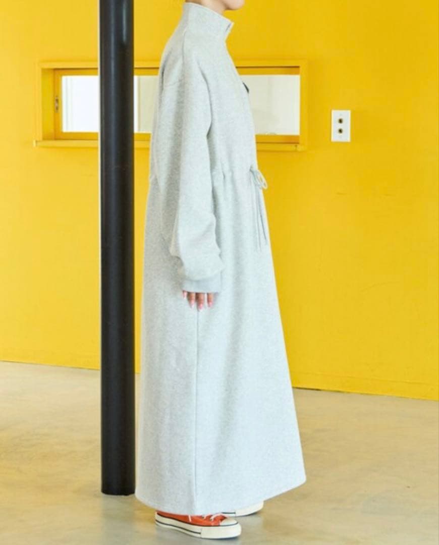 新品KELTY✖️FREAKSSTORE別注裏起毛ハーフジップウエストリボンワンピ