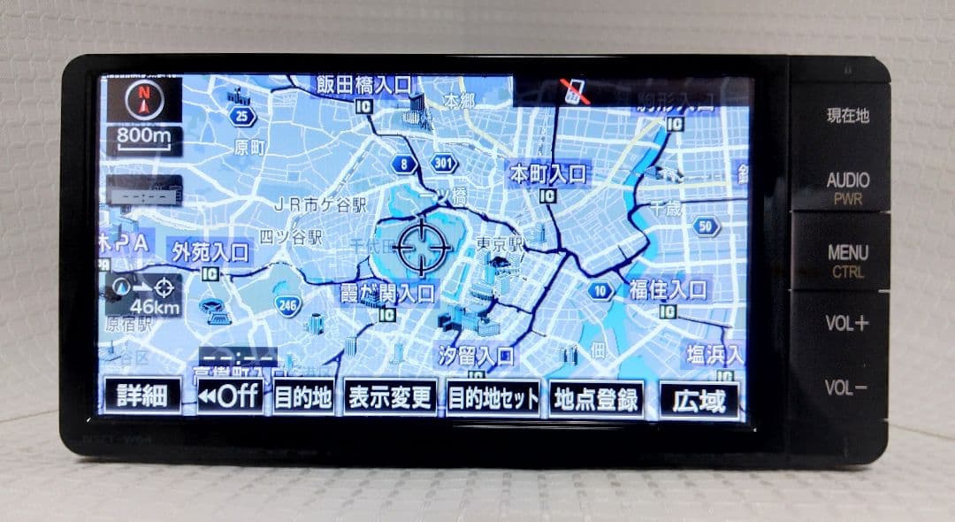 2019年地図 トヨタ純正 SDナビ　NSZT-W64　高精細液晶　アンテナ