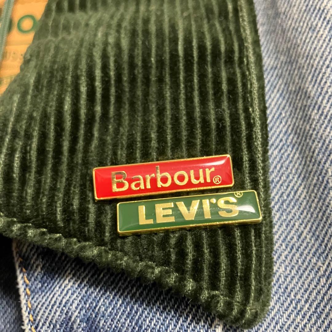 Barbour Levi's デニムジャケット Lサイズ