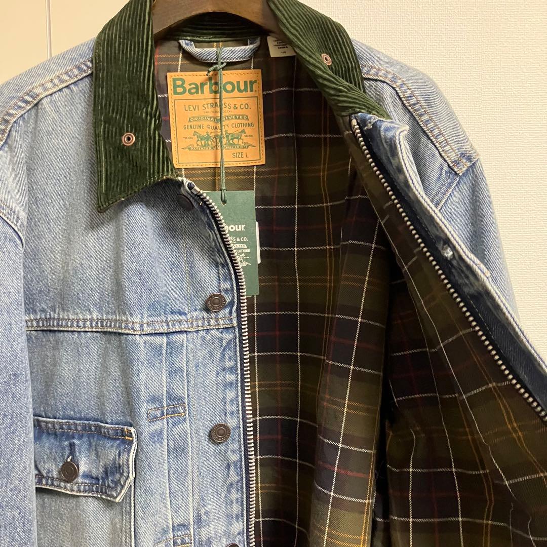 Barbour Levi's デニムジャケット Lサイズ