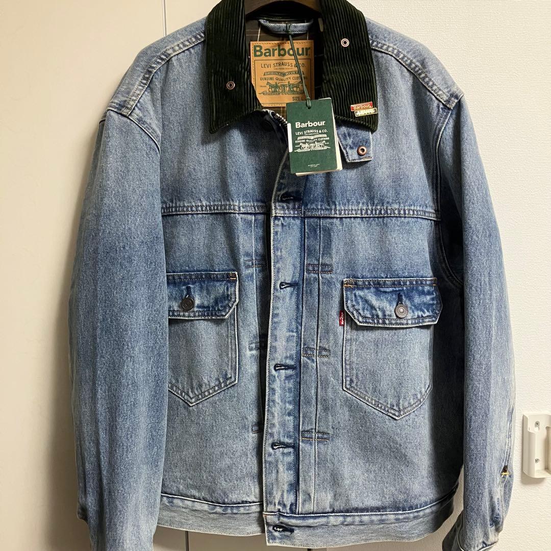 Barbour Levi's デニムジャケット Lサイズ