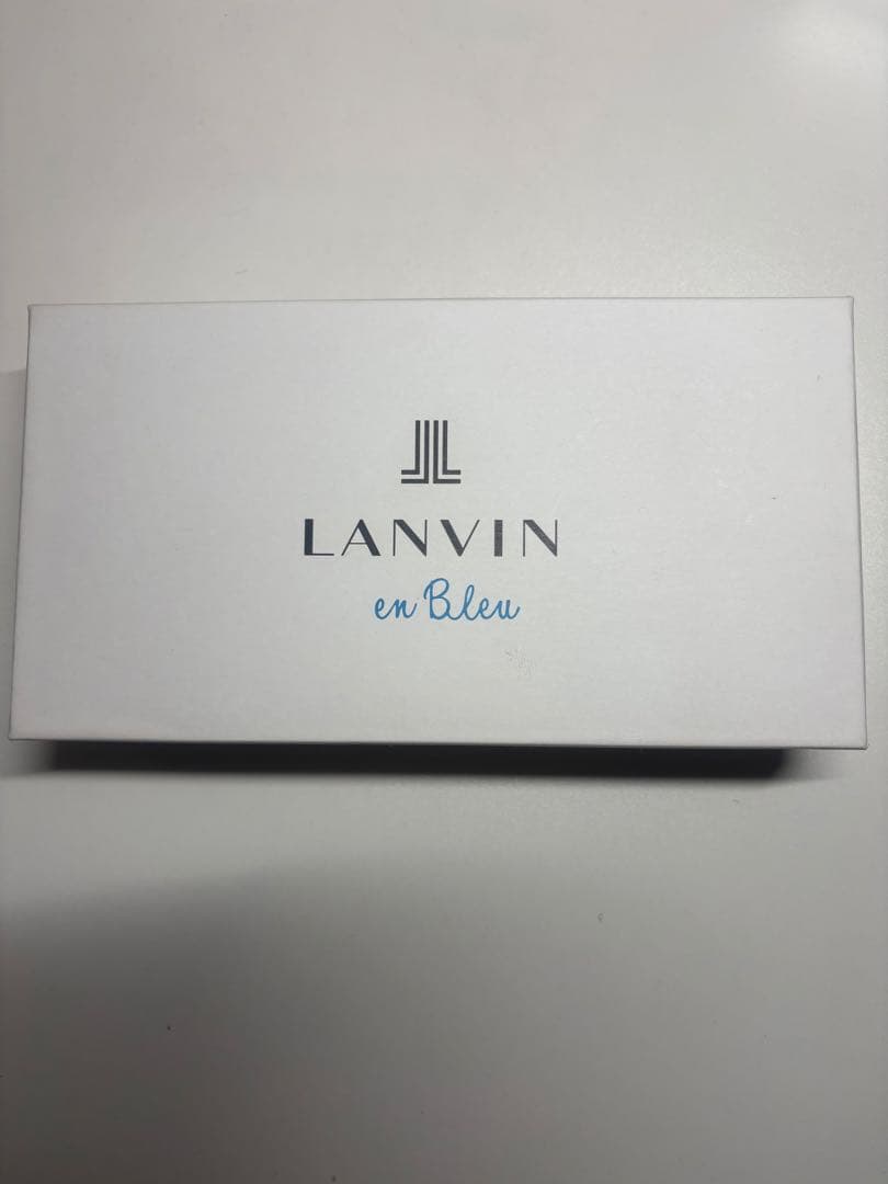 【新品箱付】LANVIN en Bleu ライトブルー 長財布