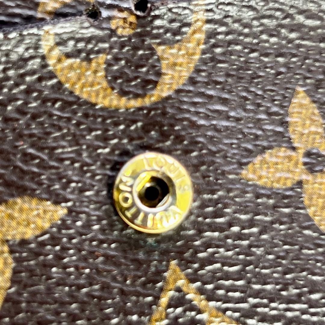 ルイヴィトン モノグラム フラワーチャーム ポルトフォイユ エミリー 長財布