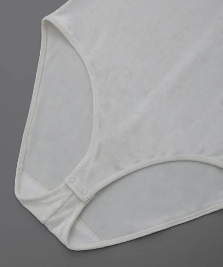 【美品】yo biotop Velor bodysuit ベロア ボディスーツ