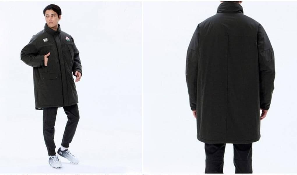 Canterbury 日本ラグビー 防寒ロングコート Lサイズ