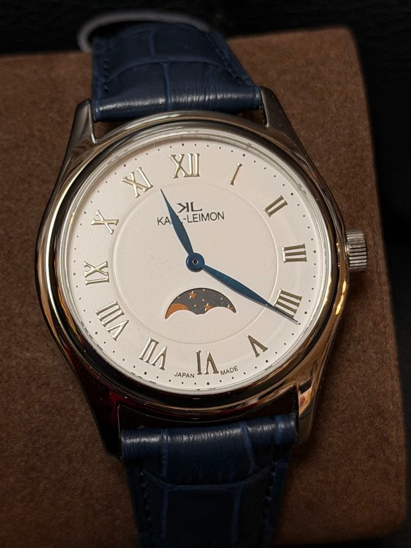 KARL-LEIMONムーンフェイズ腕時計Classic Simplicity2
