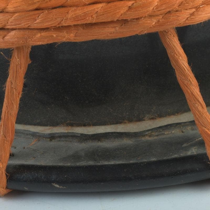 和楽器　和太鼓　締太鼓　梅竹蒔絵胴　台座付　V　9889A