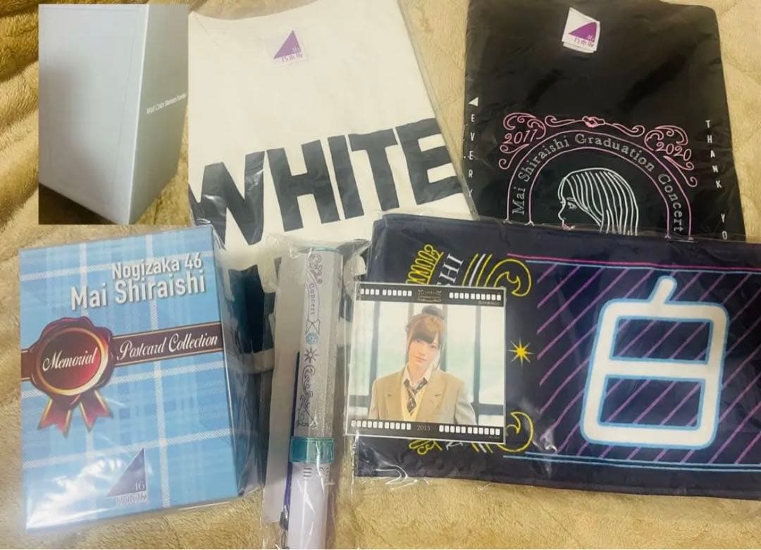白石麻衣 卒業 メモリアルポストカード タオル Tシャツ タンブラー ペンライト