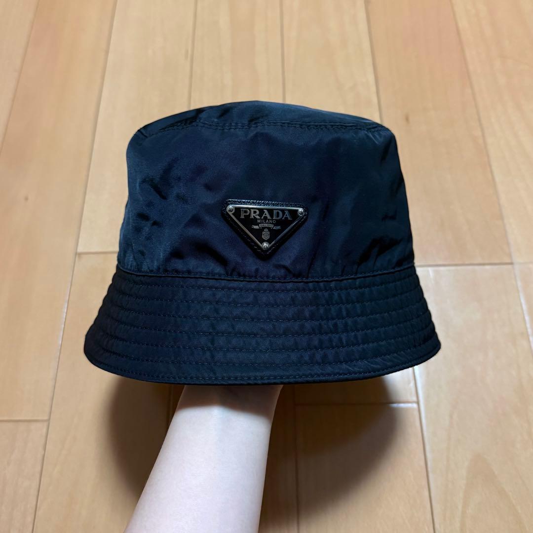 PRADA プラダ バケットハット バケハ ブラック