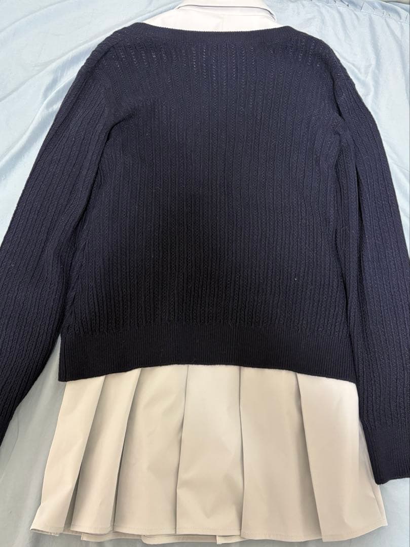 snidel シャツコンビチュニック ネイビー サイズ1