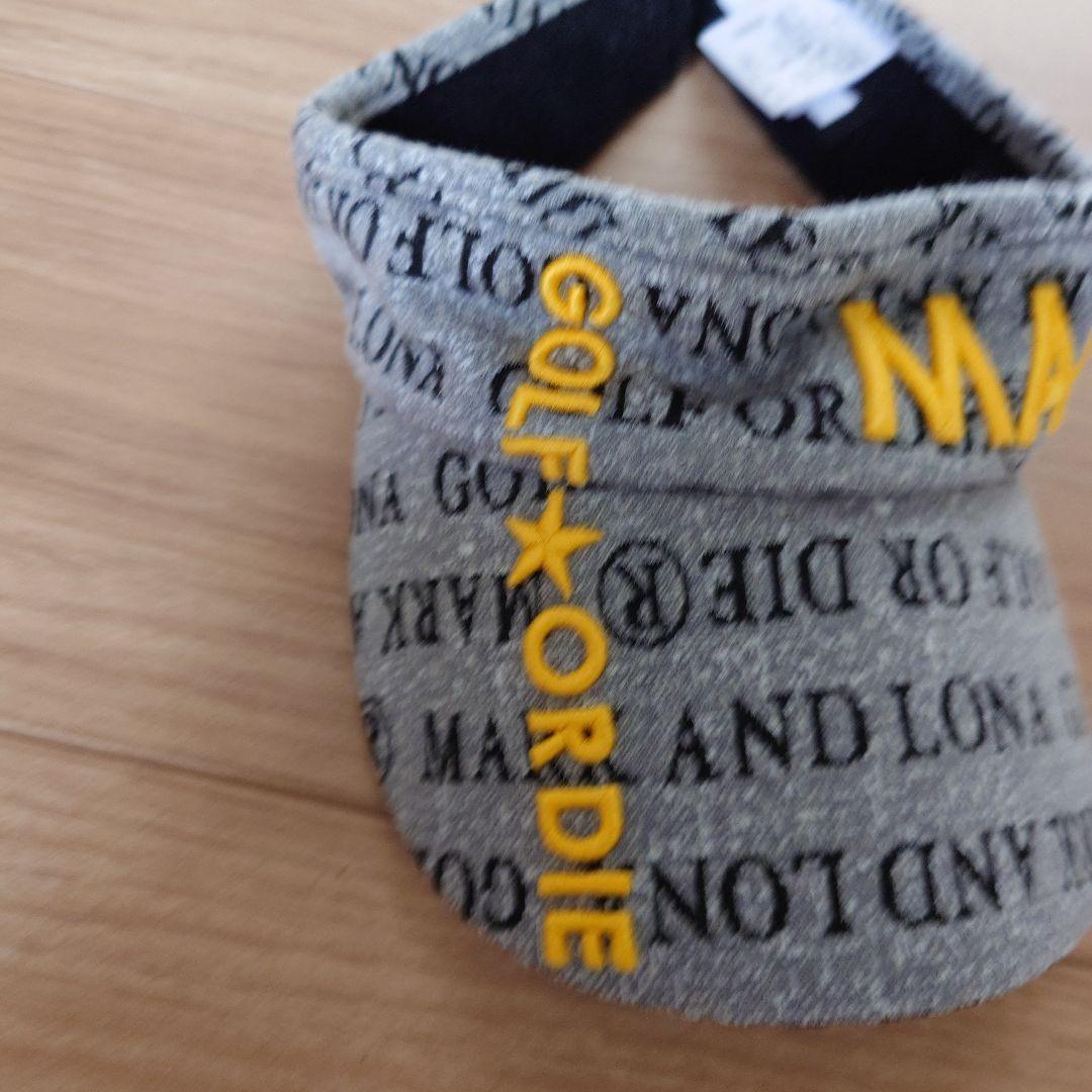 MARK & LONA バイザー グレー