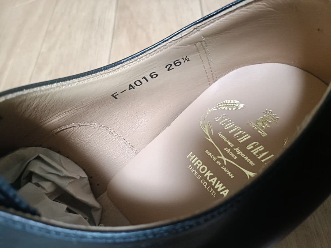 【新品未使用】スコッチグレイン HIROKAWA 26.5cm 4E ブラック