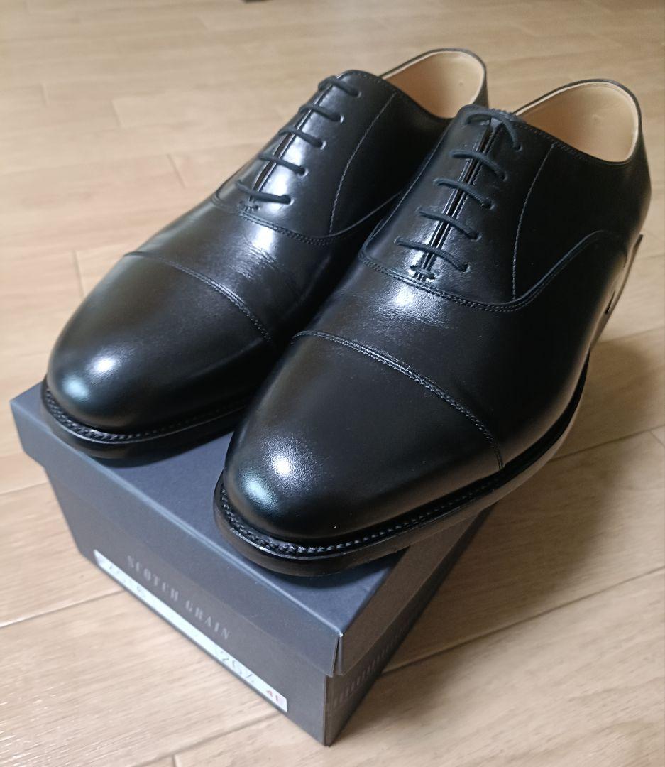 【新品未使用】スコッチグレイン HIROKAWA 26.5cm 4E ブラック