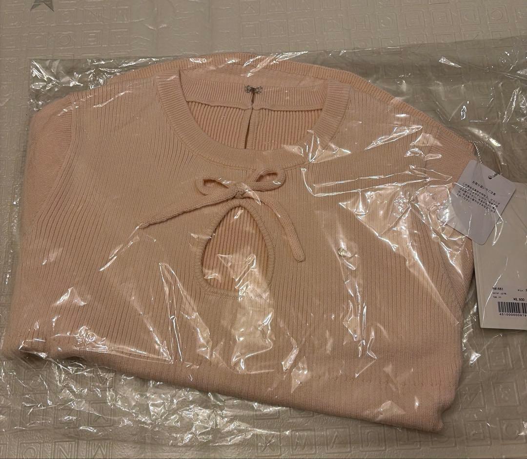 即日発送 ANDMARY Baby ribbon tops ピンク