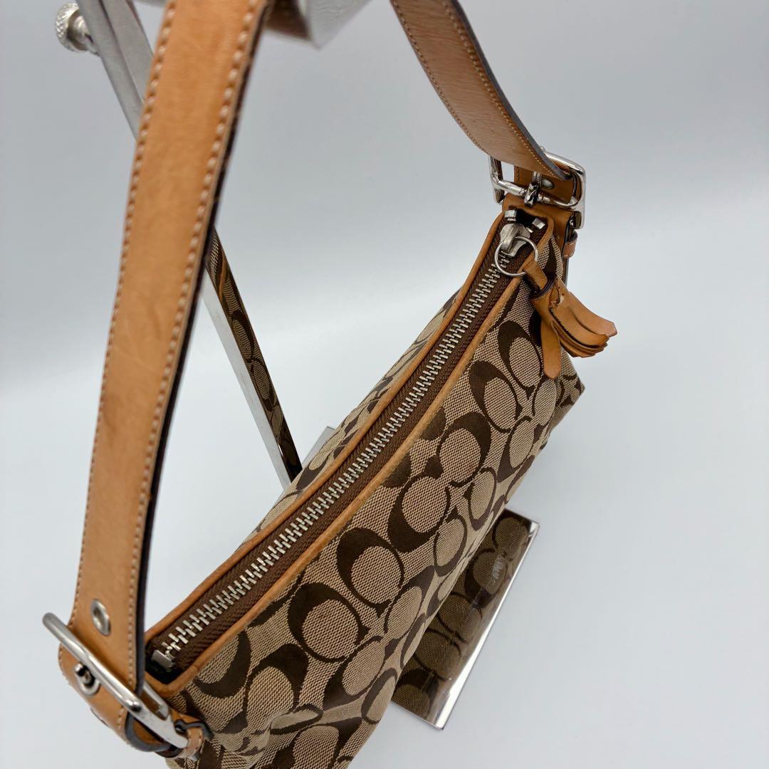 コーチ COACH ワンショルダー アクセサリーポーチ 肩掛け シグネチャー