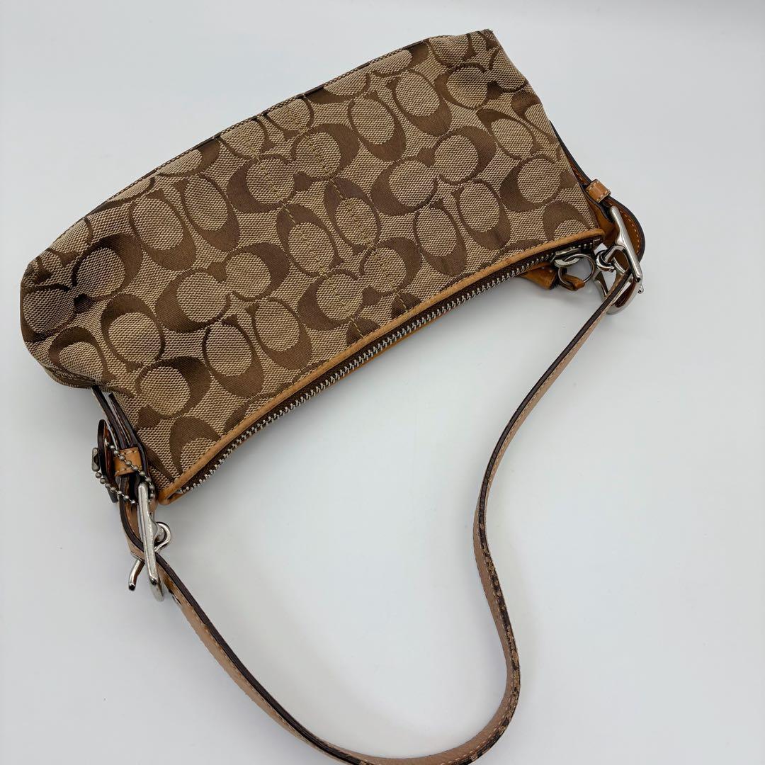 コーチ COACH ワンショルダー アクセサリーポーチ 肩掛け シグネチャー