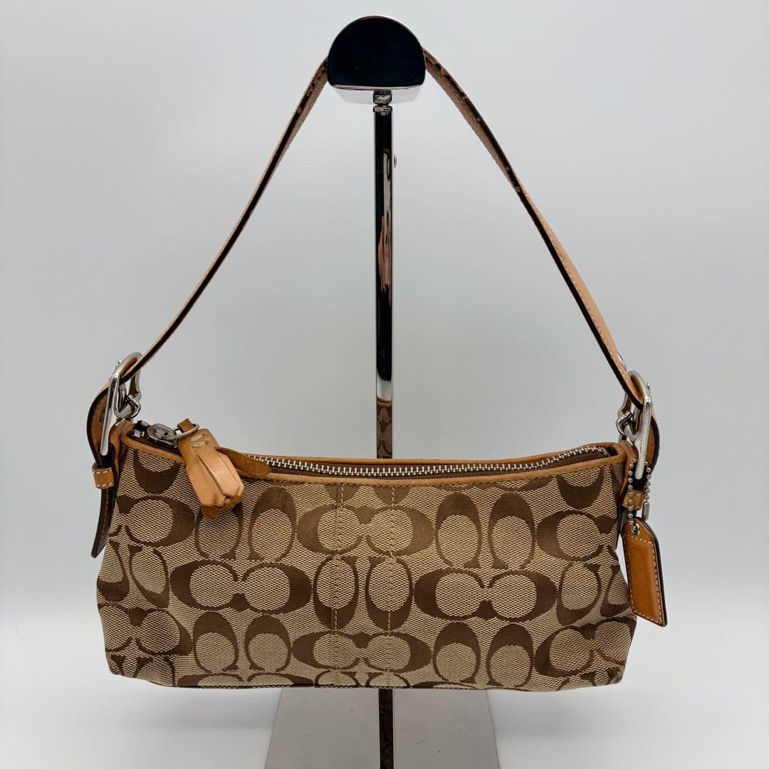 コーチ COACH ワンショルダー アクセサリーポーチ 肩掛け シグネチャー