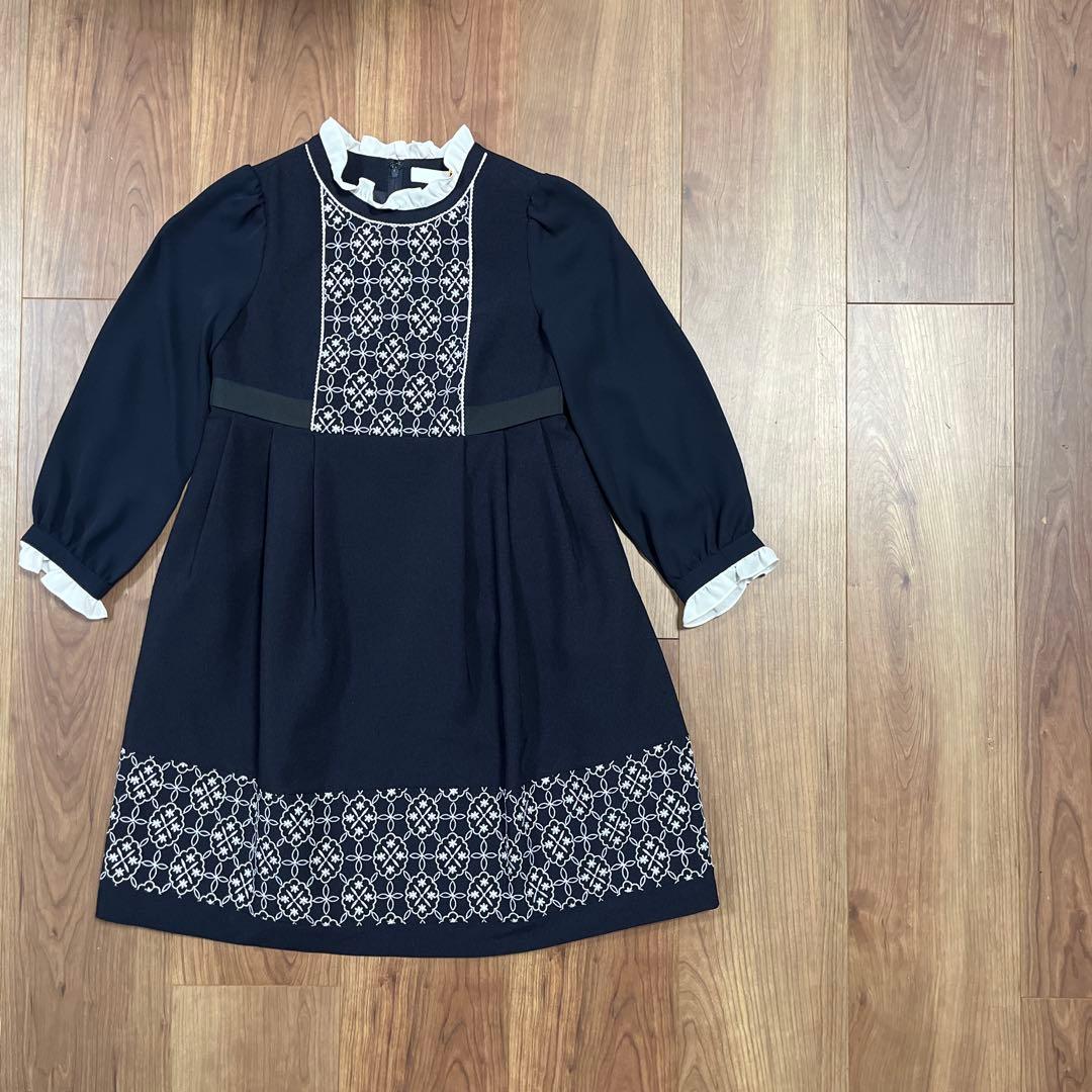 こどもビームス ワンピース 120 女の子 フォーマル 卒園式 入学式 卒服