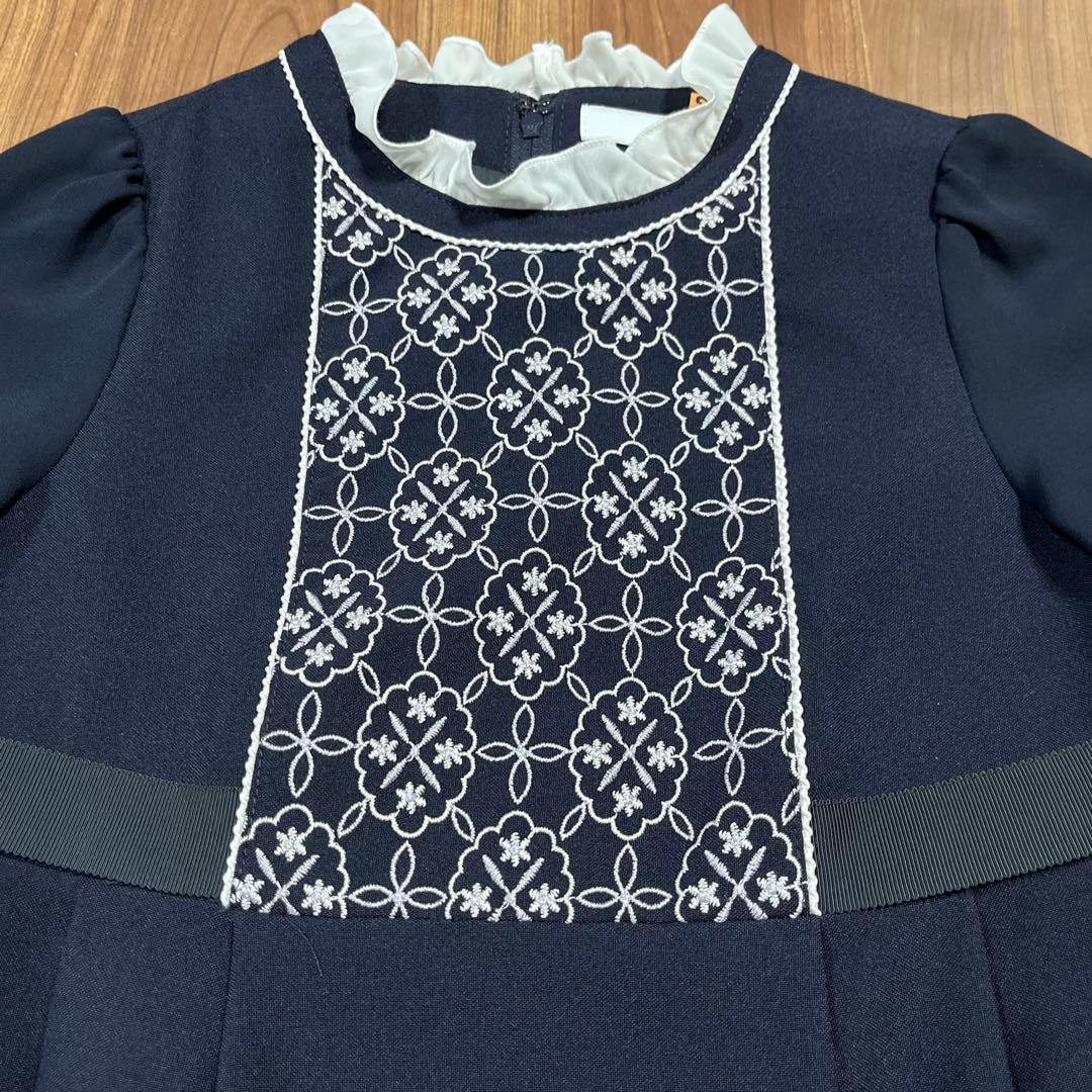 こどもビームス ワンピース 120 女の子 フォーマル 卒園式 入学式 卒服