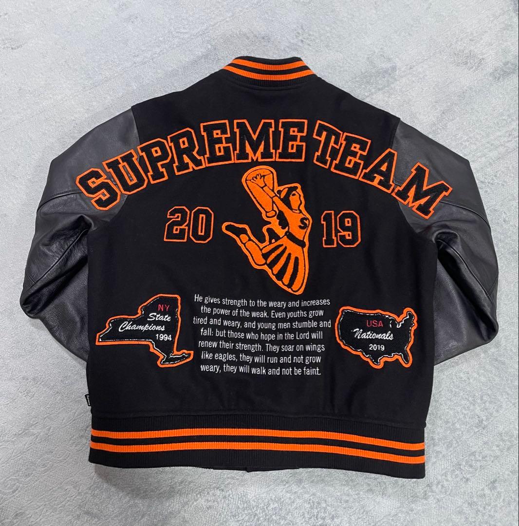 Supreme Team Varsity Jacket (2019 FW) 美品
