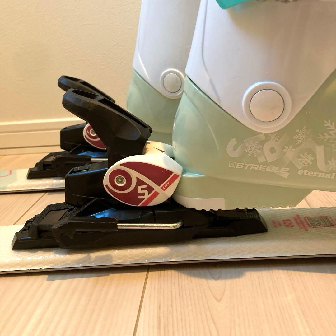 スキー板120㎝　ストック　ブーツ　三点セット　キッズ