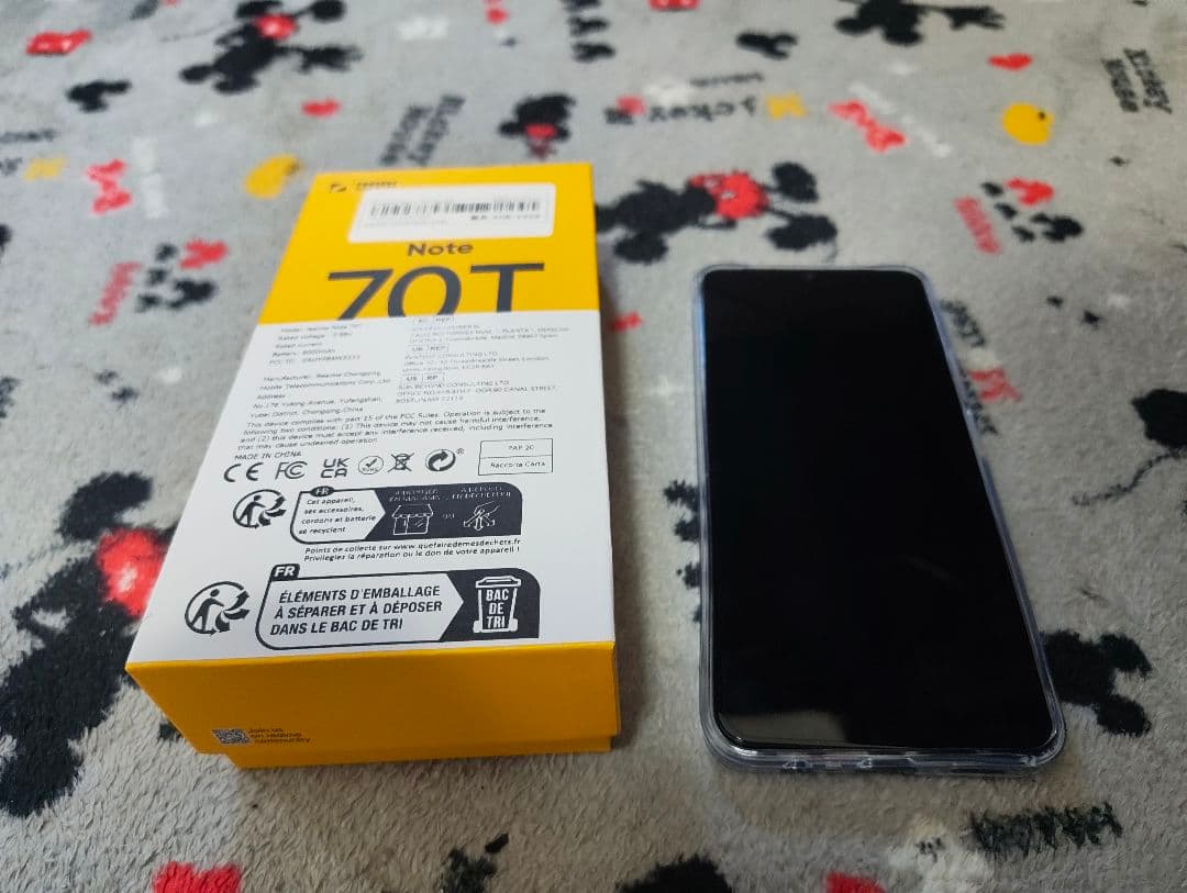 realme Note 70T 本体 グレー