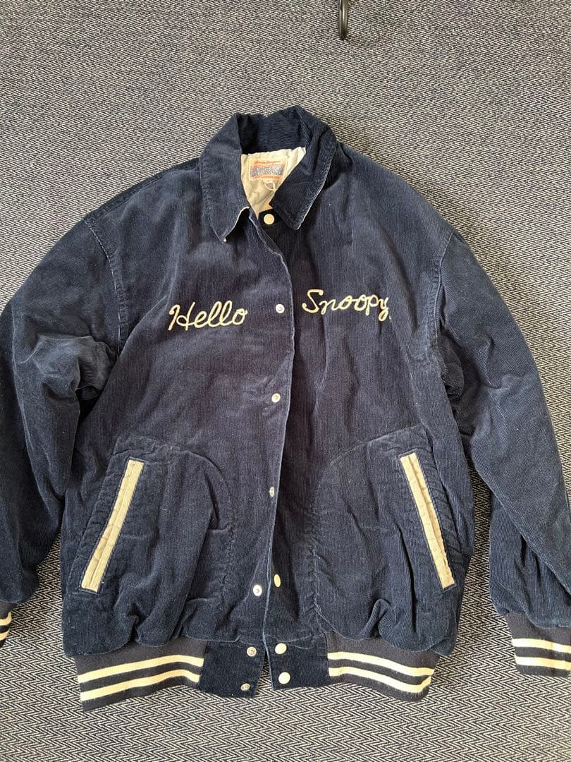 新品タグ付　デニム&ダンガリー　スヌーピーコーデュロイブルゾン　02 160