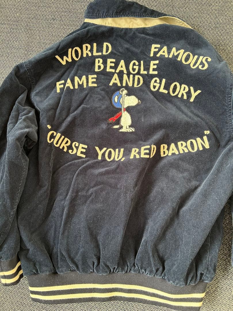 新品タグ付　デニム&ダンガリー　スヌーピーコーデュロイブルゾン　02 160