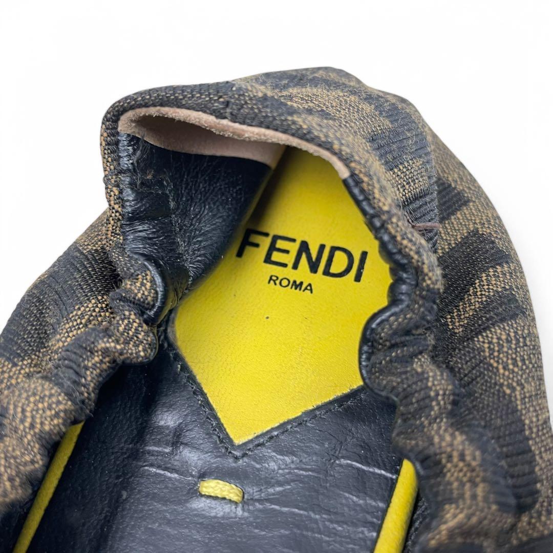 フェンディ　バレエシューズ　フラットシューズ　ズッカ柄　24.5cm パンプス