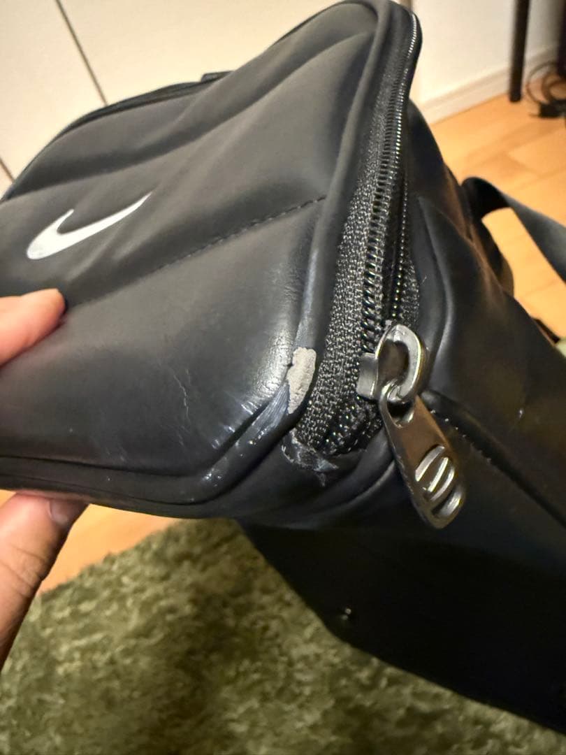 【激レア】NIKE レザー キルティング ボストンバッグ 2way ゴルフバッグ