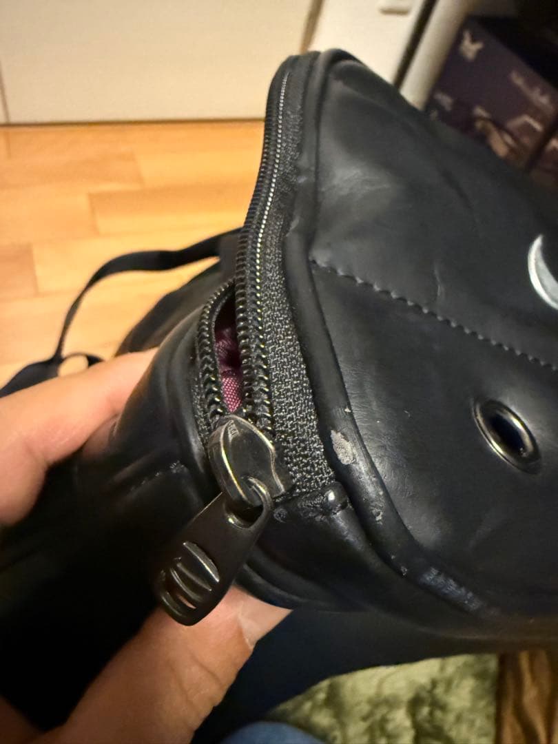 【激レア】NIKE レザー キルティング ボストンバッグ 2way ゴルフバッグ