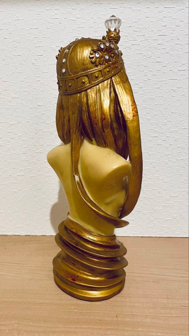 アールヌーボー調女性彫像　アルフォンス・ミュシャ作 「ラ・ナチュール」風