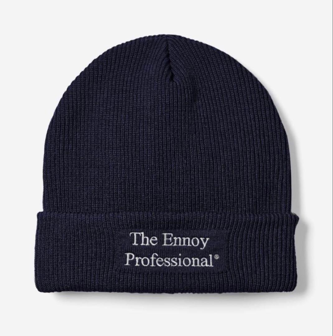 帽子 ENNOY PROFESSIONAL KNIT CAP (NAVY)