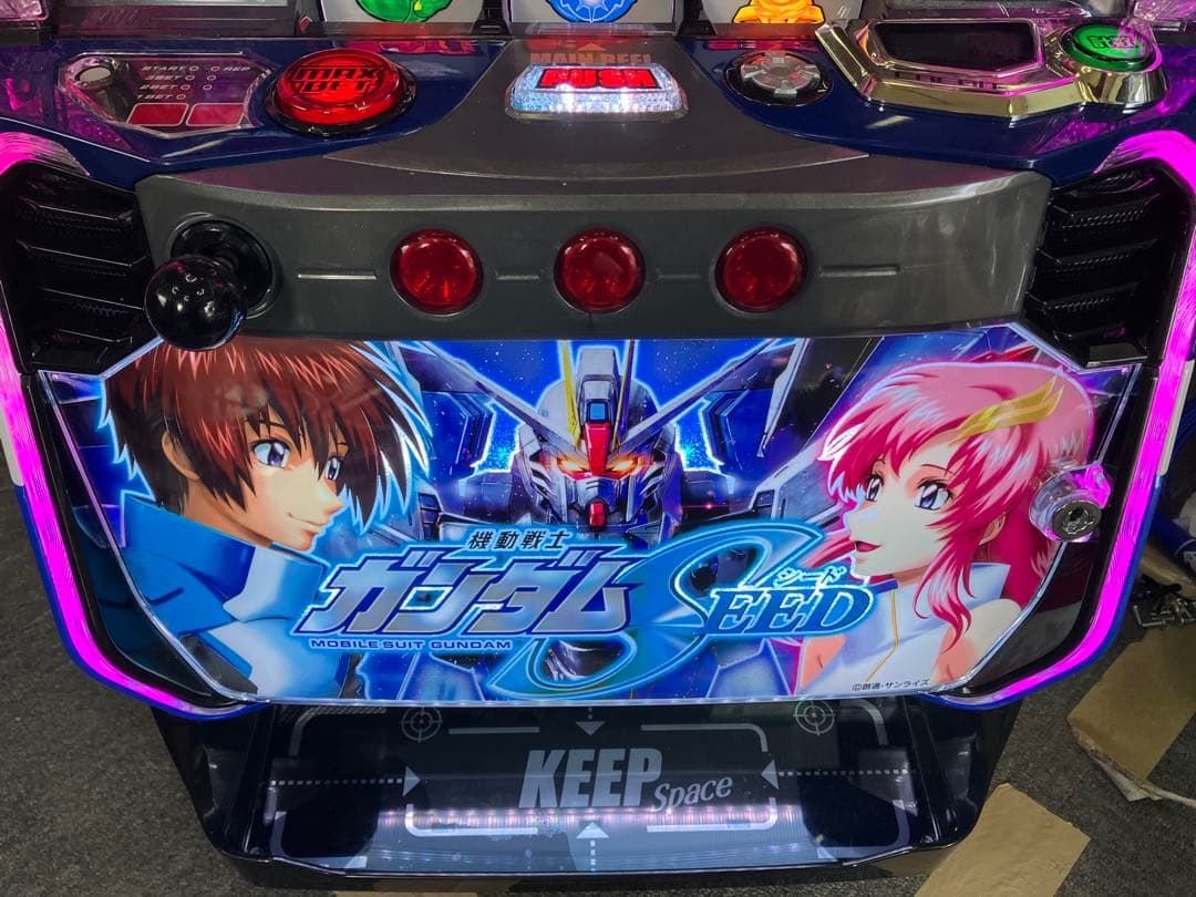 パチスロ実機 スマスロ 機動戦士ガンダムSEED 簡易ユニット付 ⭕️送料無料⭕️