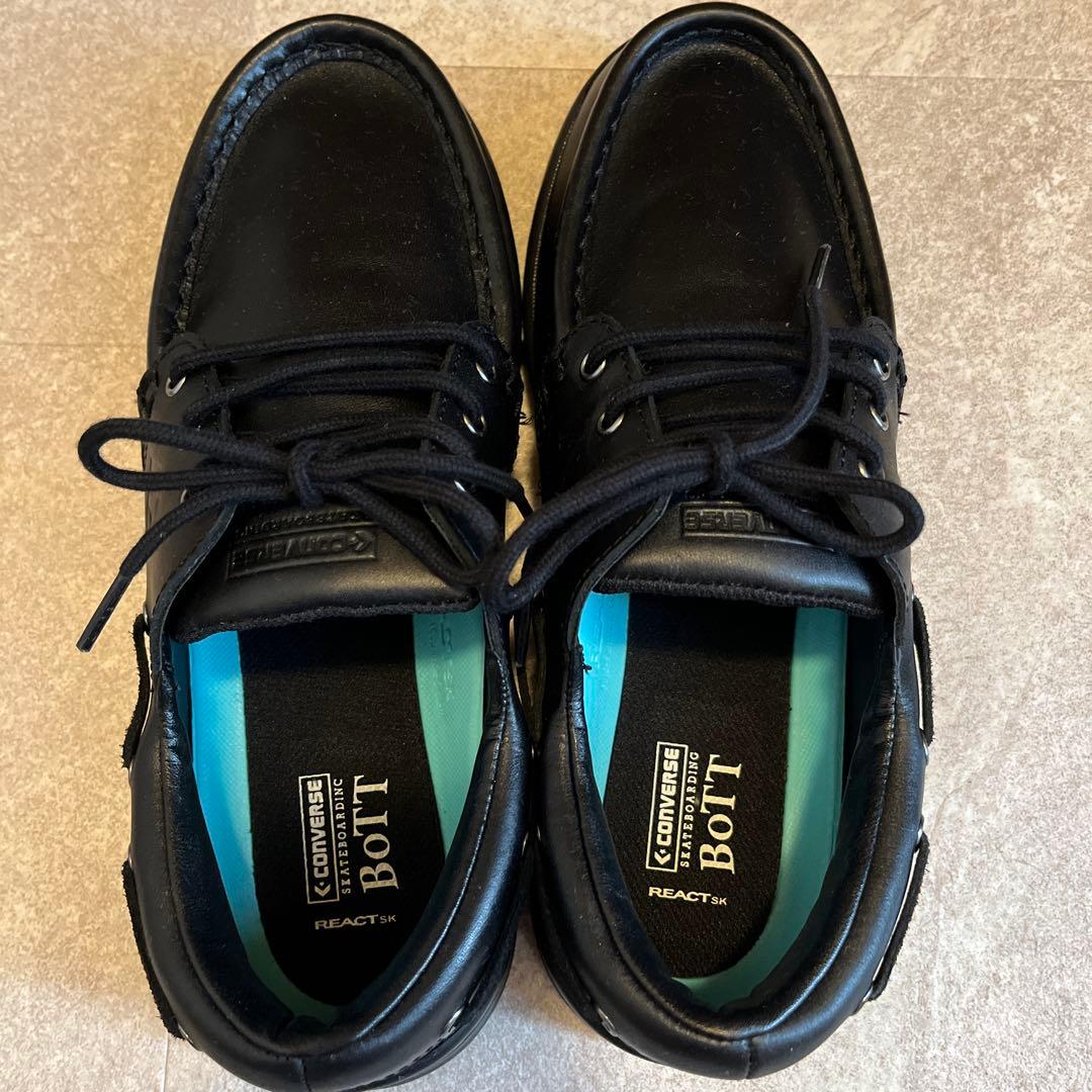 【新品】CONVERSE BOTT ブラック デッキシューズ deck star
