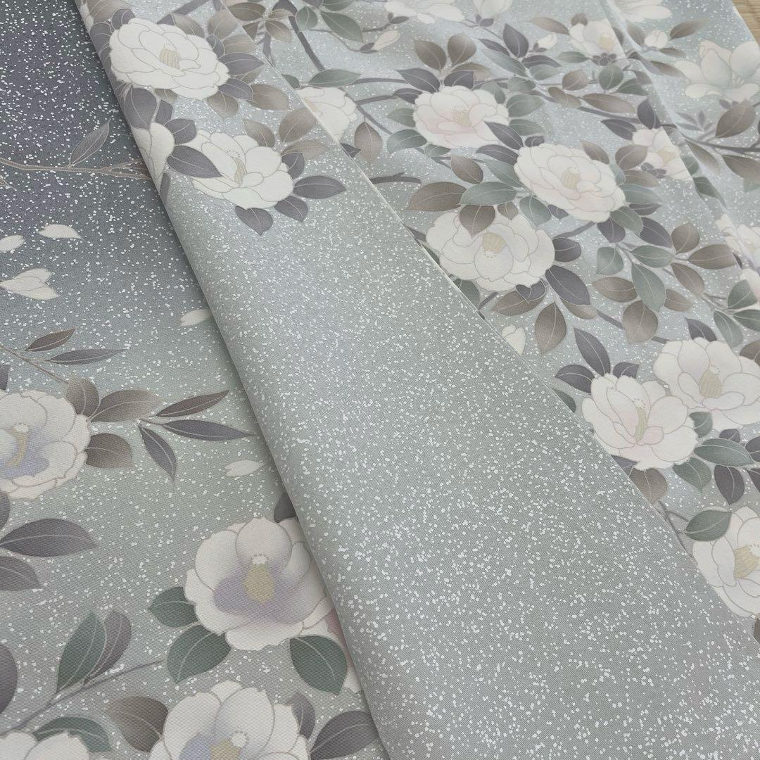 正絹 訪問着 椿桜木蓮 伊と幸 長襦袢おまけ