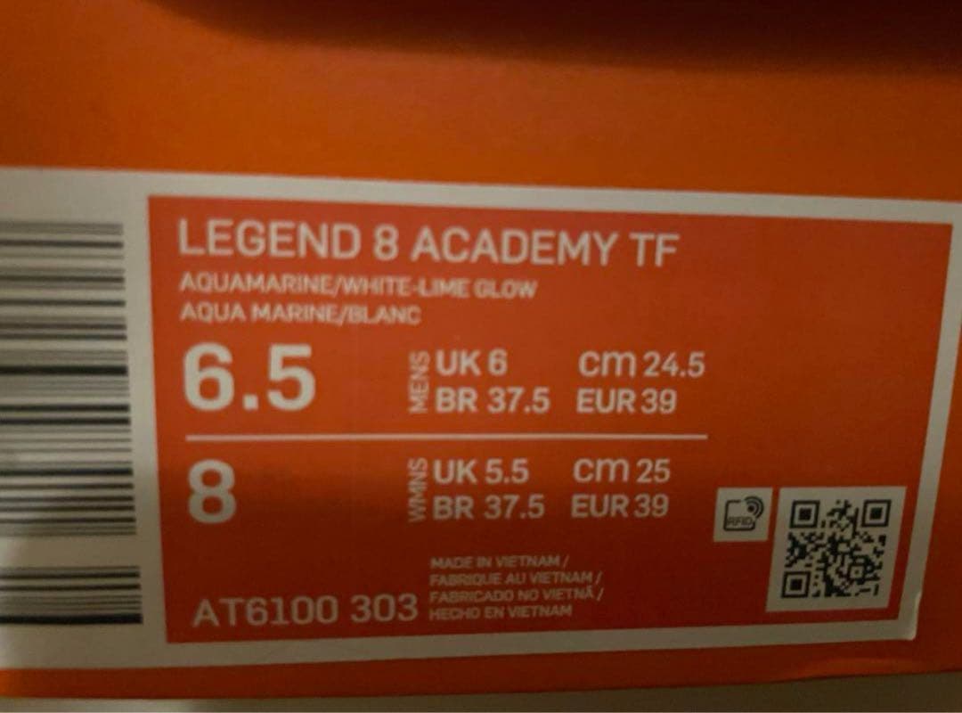 新品 ナイキ レジェンド 8 アカデミー TF AT6100-303 Nike