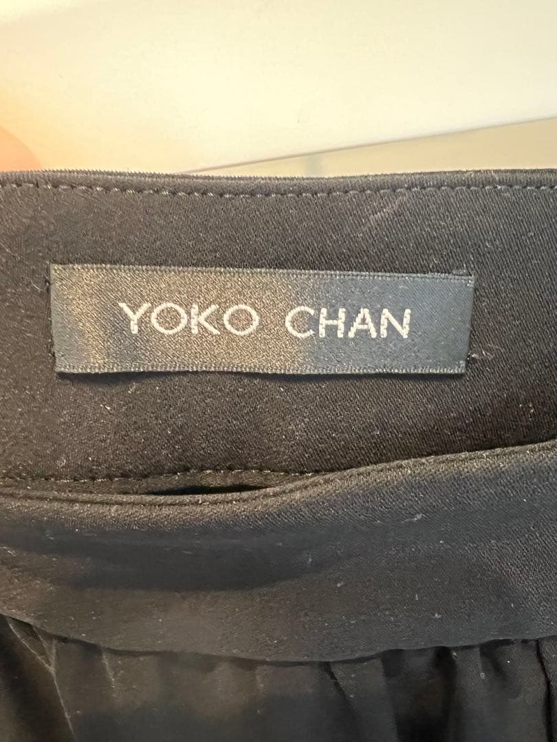 YOKO CHAN ハイウェストギャザーパンツ