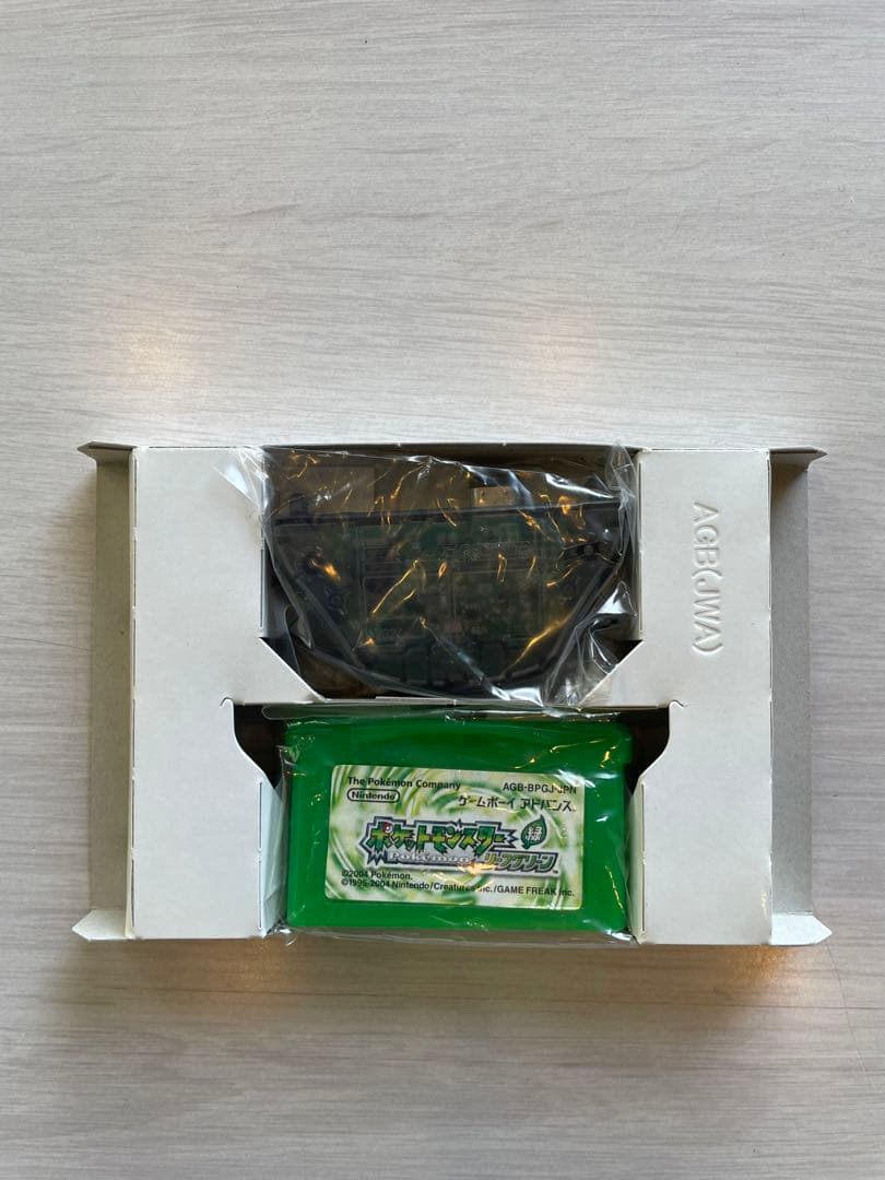 GBA ポケットモンスター　リーフグリーン　ワイヤレスアダプタ同梱