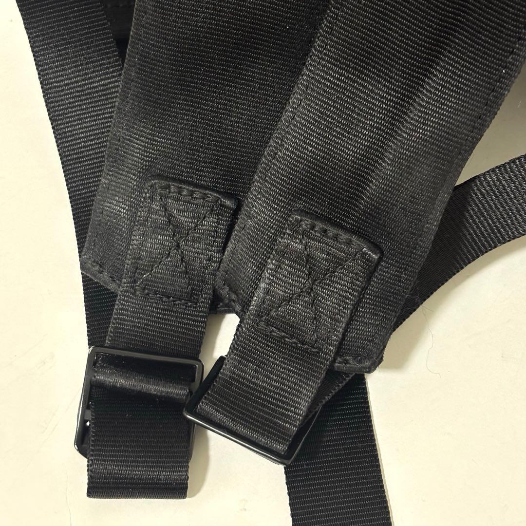 BURLAP OUTFITTER ear 撥水レザーコンビライトリュック　黒