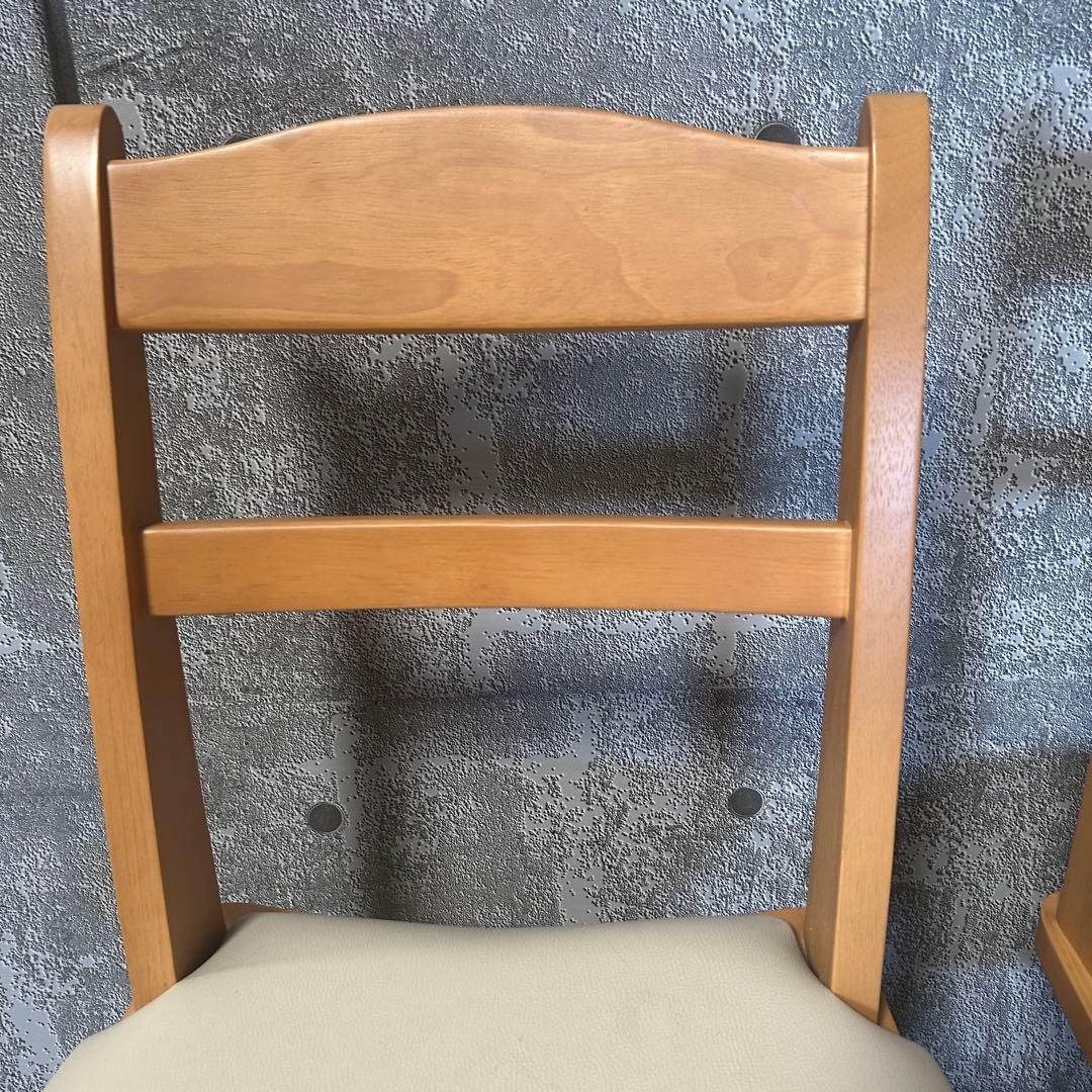 ココろん꧁ニトリ NITORI꧂回転式ダイニングチェア×4脚セット レザー