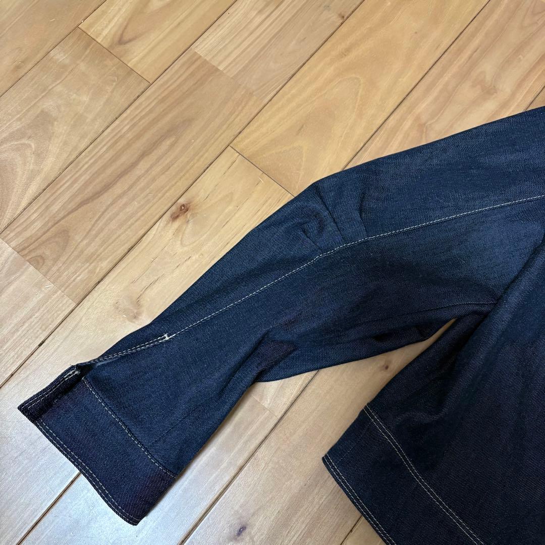 美品！ANAYI 2023 デニムライクジップアップ ジャケット38 定価５万