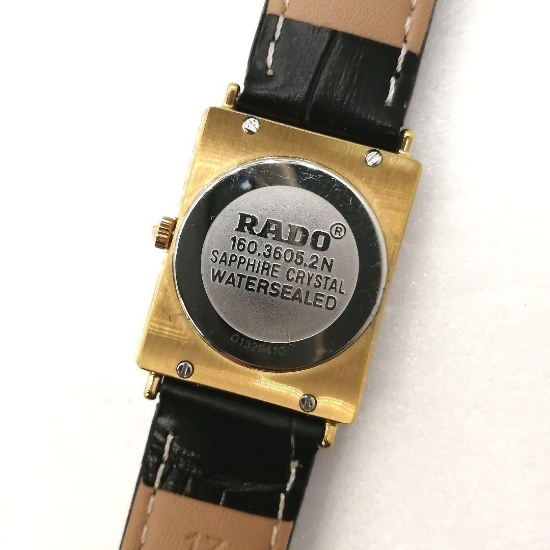 稼働✨ラド―　フローレンス　腕時計　ユニセックス　1P ダイヤ　デイト　新品電池