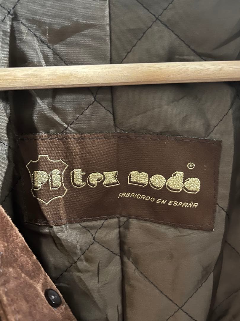 本革 スウェード ハーフコート　カバーオール