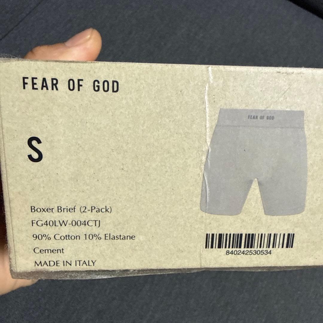 FEAR OF GOD ボクサーパンツ S セメント