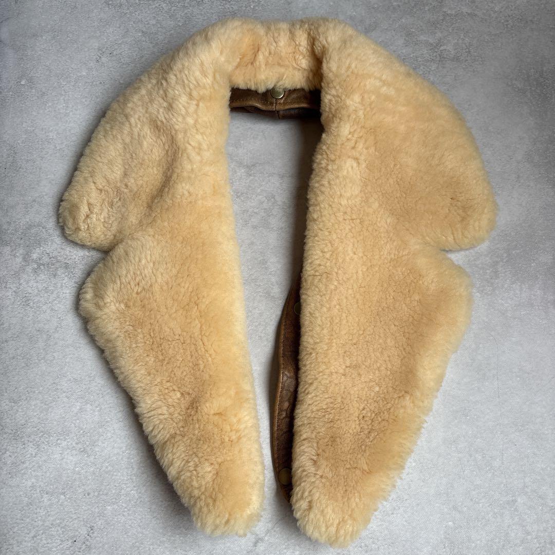 G-1シープスキンレザージャケットフライトジャケットジップアップブルゾン4way