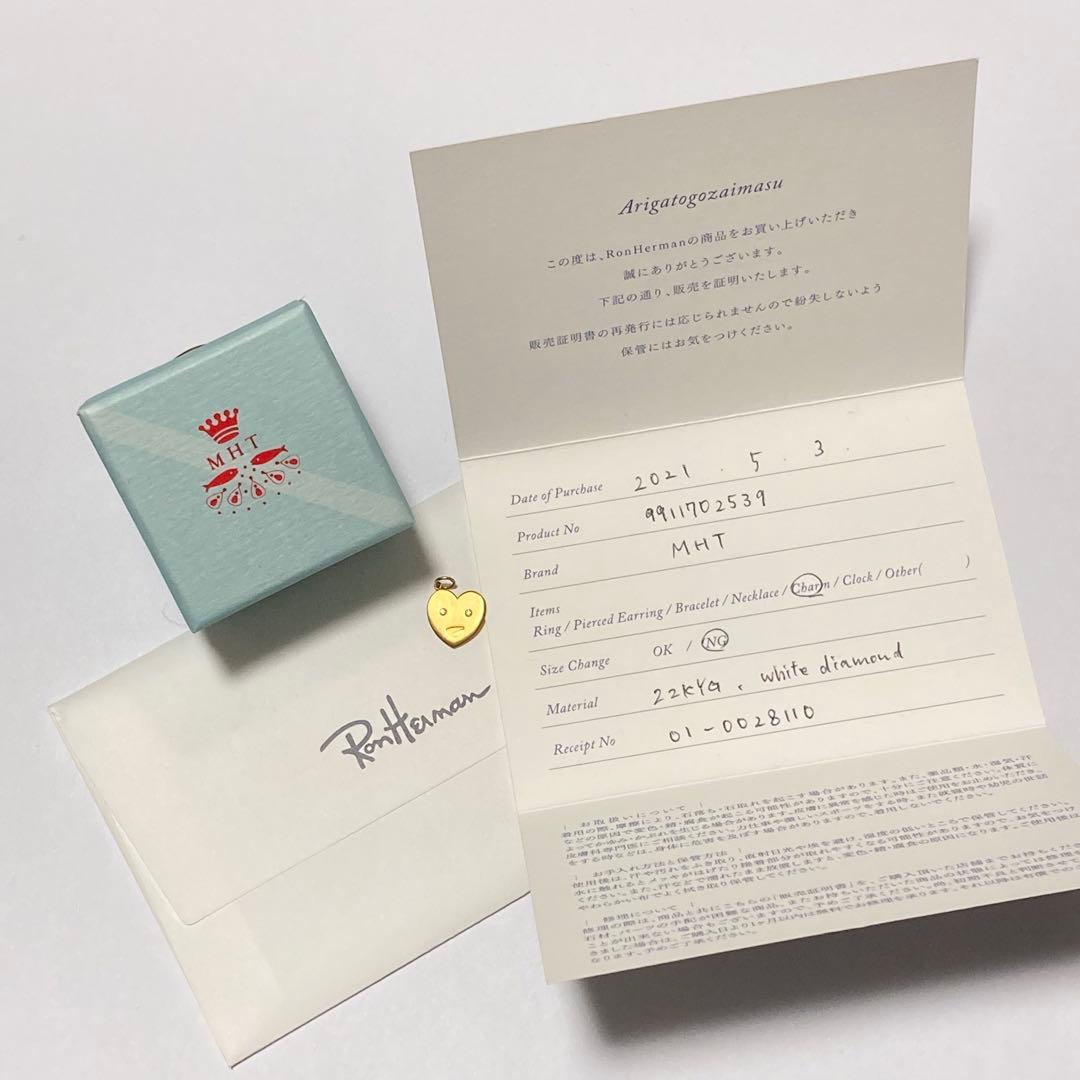 マリーエレーヌドゥタイヤックMHT ハートチャーム　K22 ダイヤモンド