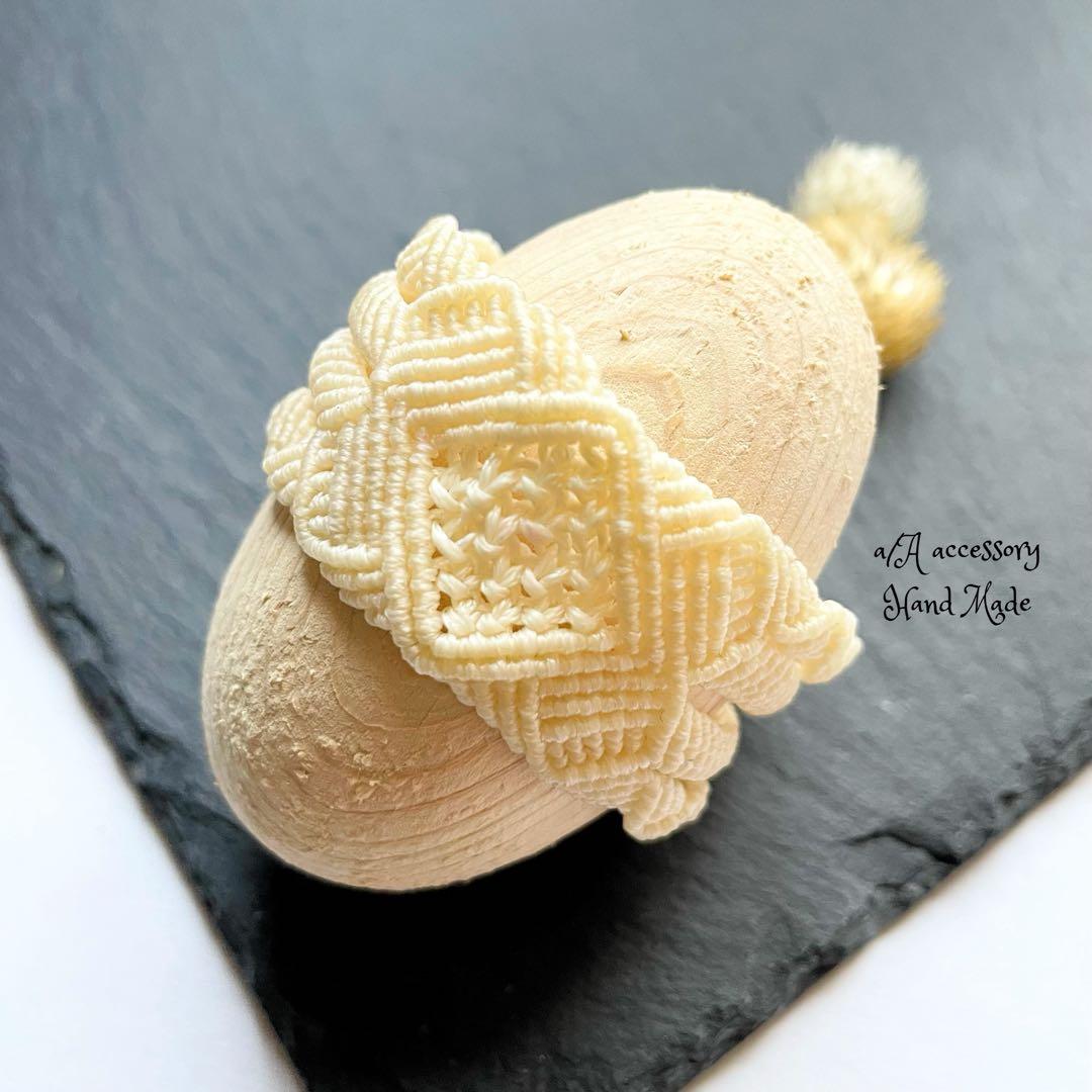 301 「butterfly」　マクラメチョーカー　ターコイズ