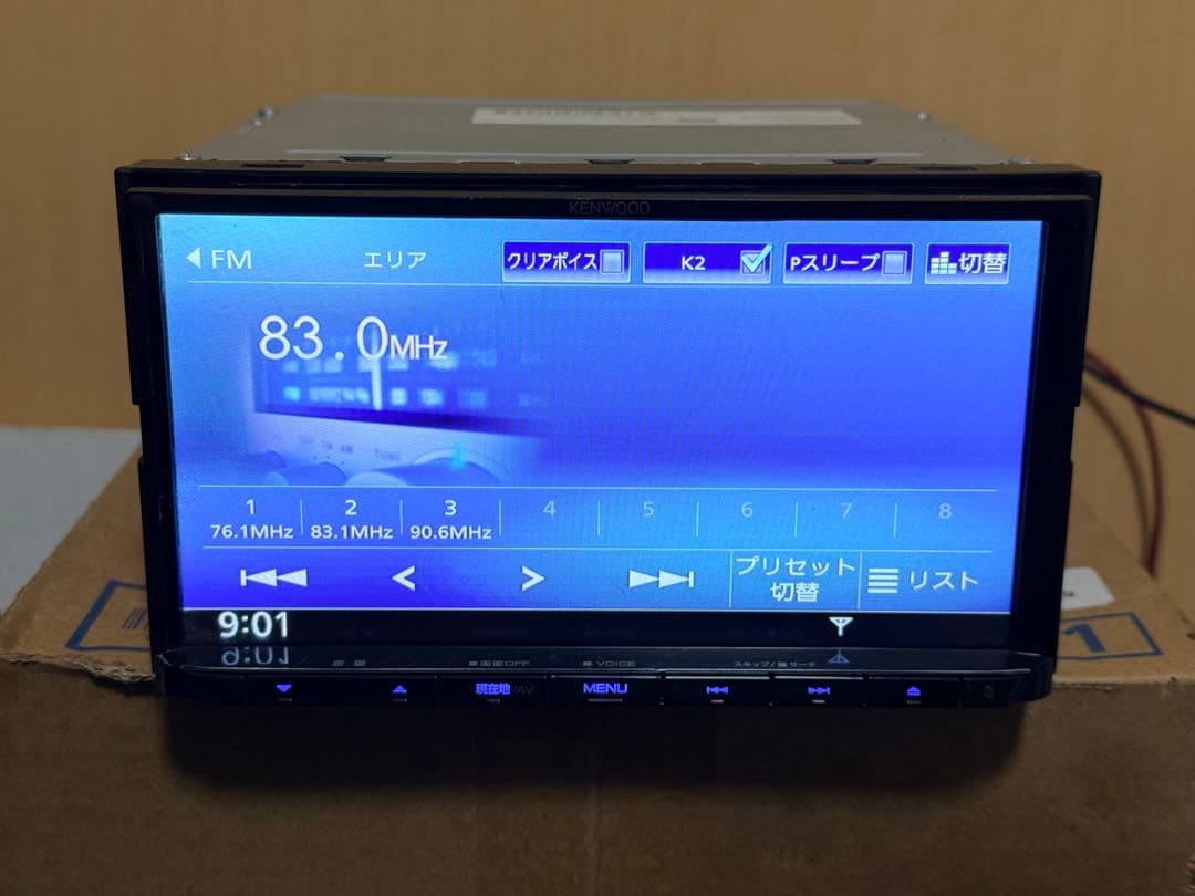 KENWOOD カーナビ MDV-S709 map data2021
