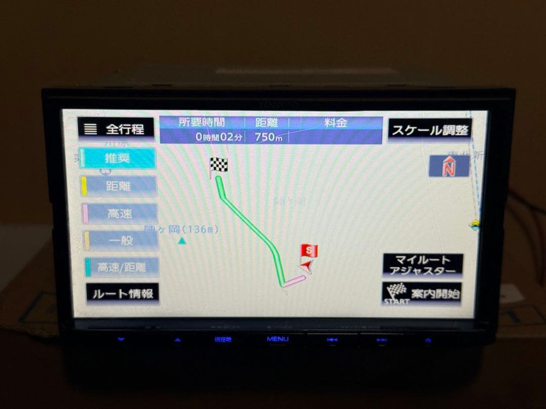 KENWOOD カーナビ MDV-S709 map data2021